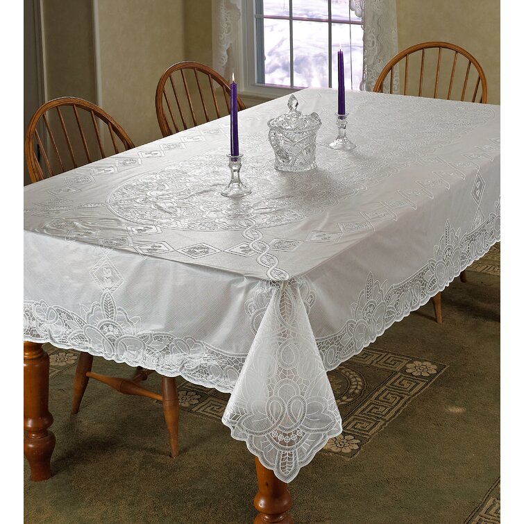 August Grove® Epine Floral Plastic / Acrylic Tablecloth & Reviews